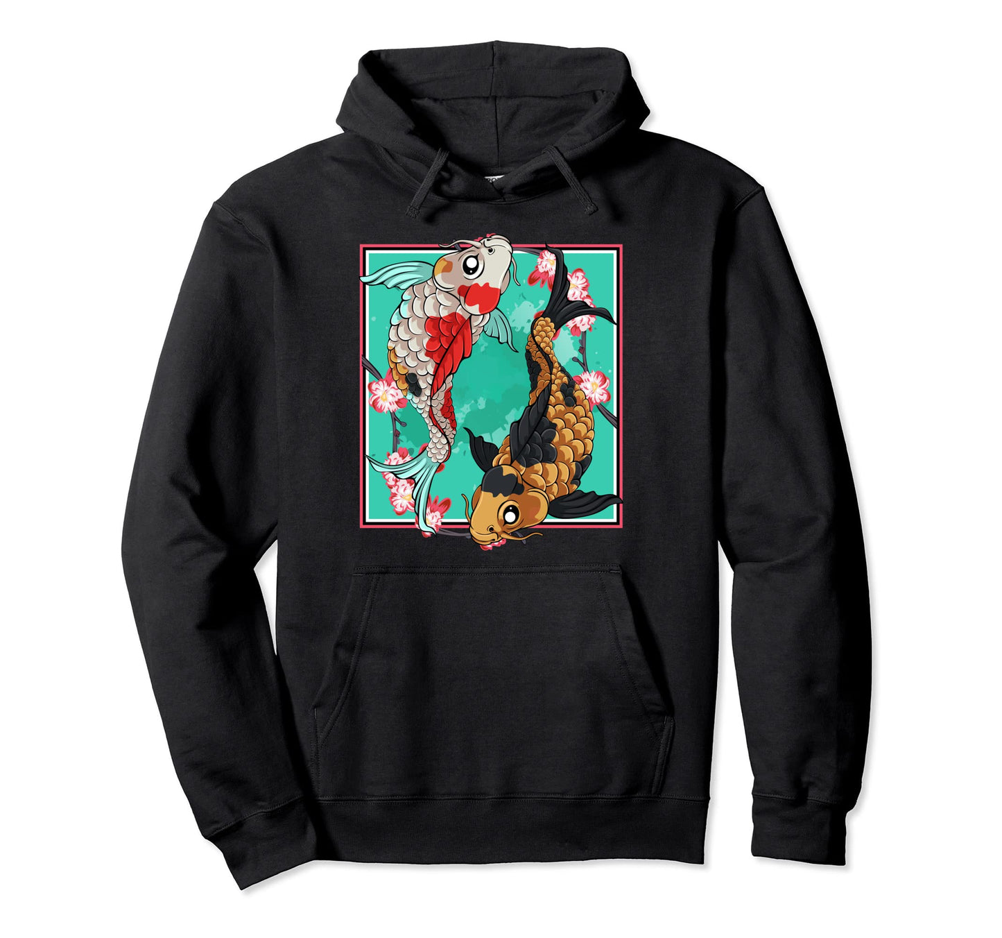 Japanese Aesthetic Koi Carp Nishikigoi Hoodie - Novelty Apparel for Adults - T-Shirt, Sweatshirt, Hoodie