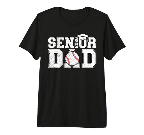Mens Baseball Senior Dad Senior Baseball T-Shirt - Trendy Graphic Unisex - T-Shirt, Sweatshirt, Hoodie