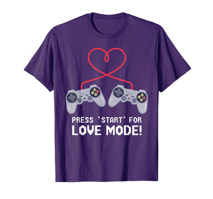 Video Games Funny Valentines Day T-Shirt - Casual Everyday Wear Men Women - T-Shirt, Sweatshirt, Hoodie