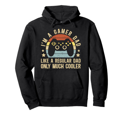Im Gamer Dad Gaming Dad Video Game Dad Hoodie - Trendy Graphic for Adults - T-Shirt, Sweatshirt, Hoodie