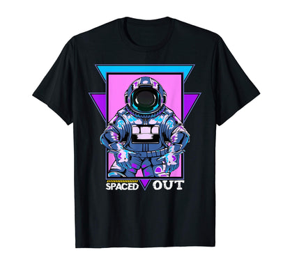 Astronaut Spaced Out Aesthetic Vaporwave T-Shirt - Streetwear Style Unisex - T-Shirt, Sweatshirt, Hoodie