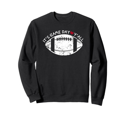 Football Player Mom Game Day Its Sweatshirt - Streetwear Style Men Women - T-Shirt, Sweatshirt, Hoodie