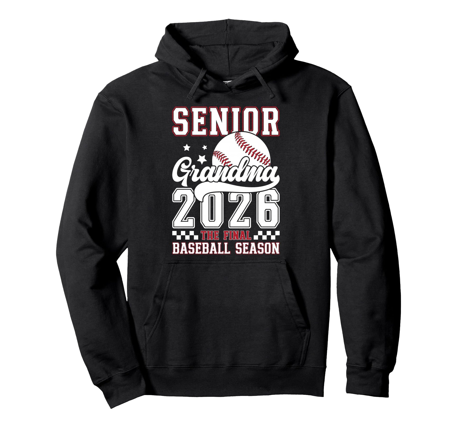 Baseball Senior Grandma 2026 Baseball Hoodie - Streetwear Style Men Women - T-Shirt, Sweatshirt, Hoodie