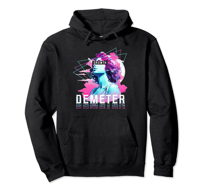 Goddess Demeter Greek Mythology Statue Hoodie - Streetwear Style Unisex - T-Shirt, Sweatshirt, Hoodie