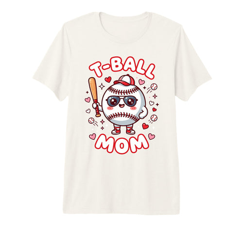 Funny T Ball Mom Softball Ball T Ball Mama T-Shirt - Graphic Print Unisex - T-Shirt, Sweatshirt, Hoodie
