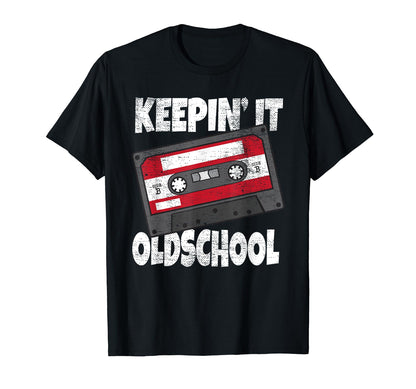Funny Old School 80S 90S Hip Hop T-Shirt - Minimalist Print for Adults - T-Shirt, Sweatshirt, Hoodie