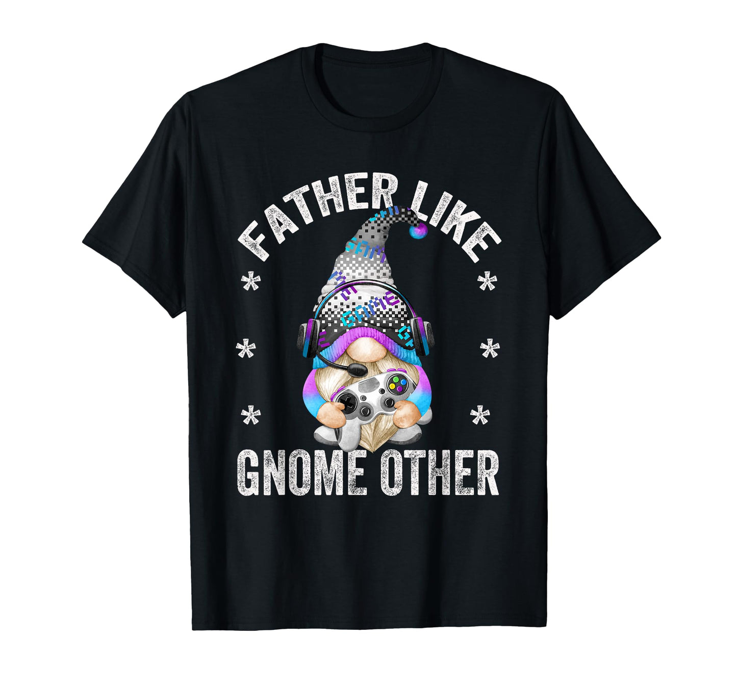 Funny Gamer Grandpa Gnome And Fathers T-Shirt - Fun Novelty Design Unisex - T-Shirt, Sweatshirt, Hoodie