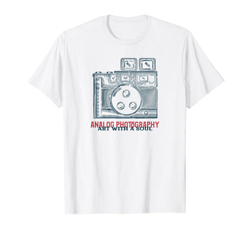 Analog Photography Art Soul Camera T-Shirt - Aesthetic Graphic Men Women - T-Shirt, Sweatshirt, Hoodie