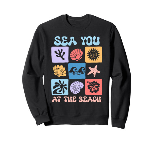 Beach Boho Summer Vacation Womens Sweatshirt - Unique Graphic Men Women - T-Shirt, Sweatshirt, Hoodie