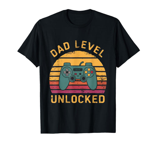 Dad Level Unlocked Funny New Dad Gifts T-Shirt - Unique Graphic for Adults - T-Shirt, Sweatshirt, Hoodie