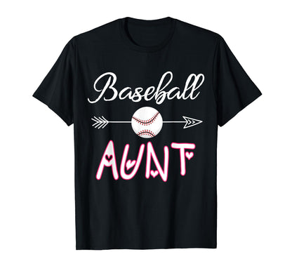 Baseball Aunt Birthday Sport T-Shirt - Streetwear Style for Adults - T-Shirt, Sweatshirt, Hoodie