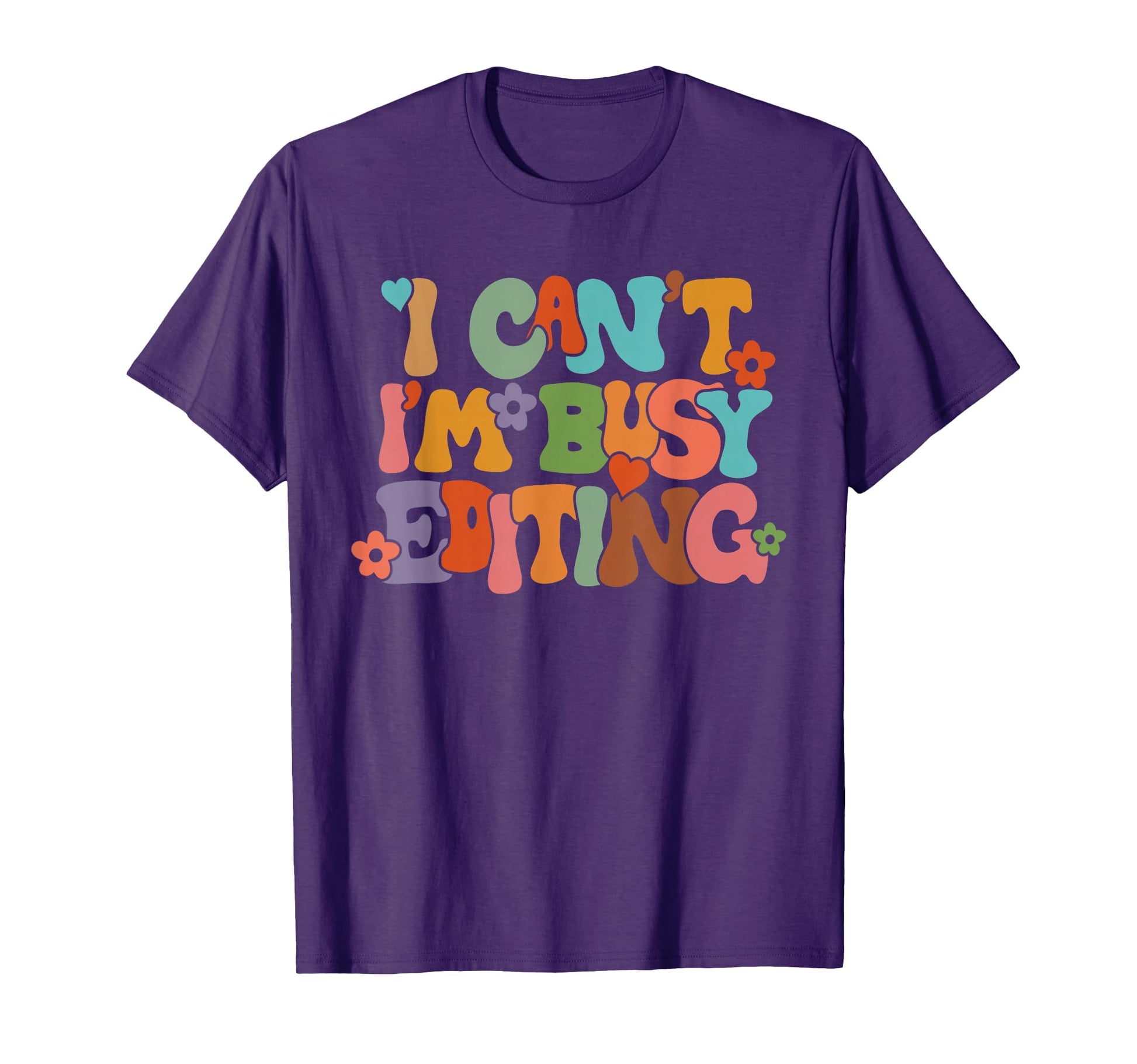 I Cant Im Busy Editing Aesthetic T-Shirt - Custom Art Print for Adults - T-Shirt, Sweatshirt, Hoodie