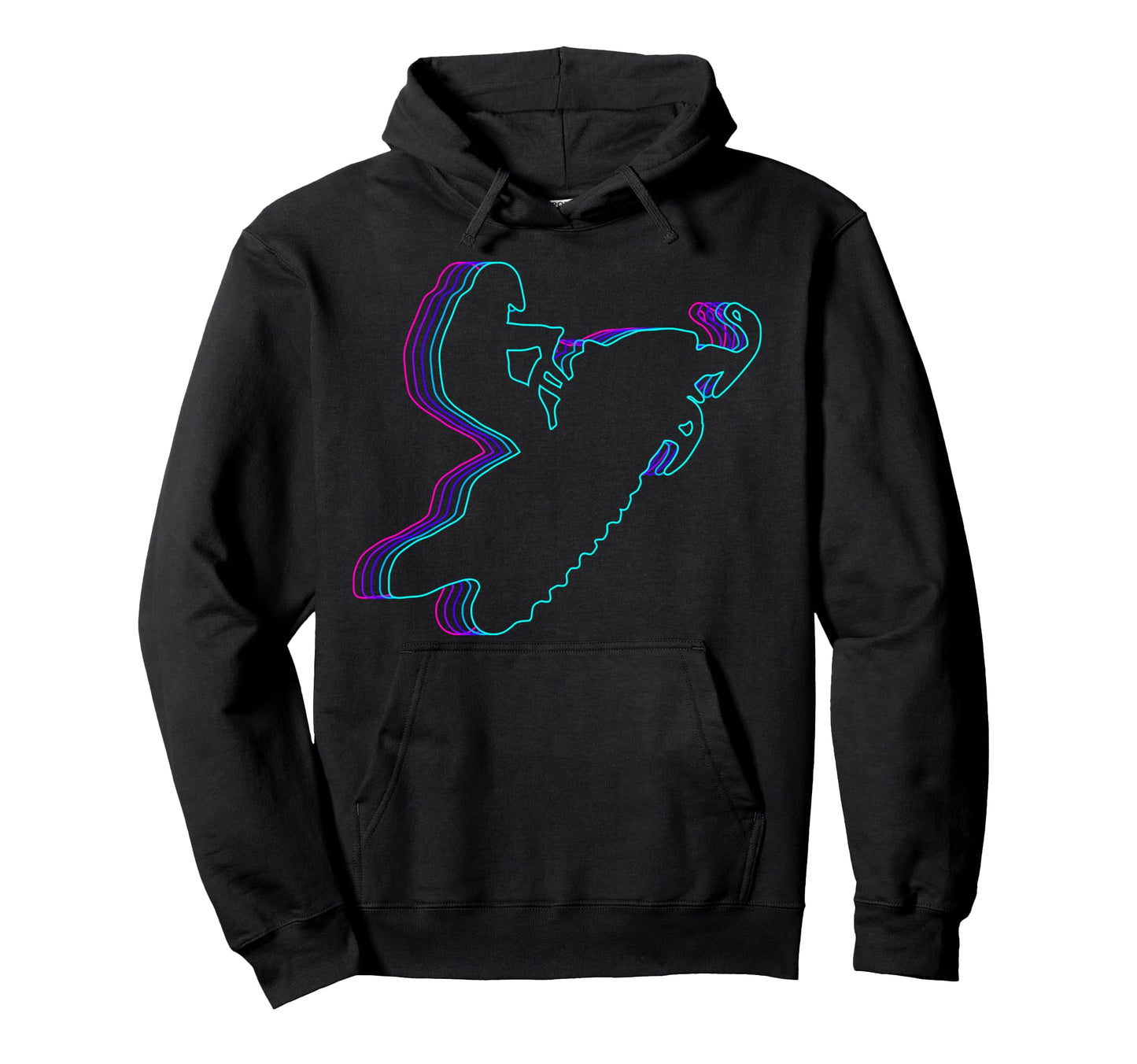 Snowmobile Snowmobiling Vaporwave Hoodie - Fun Novelty Design Unisex - T-Shirt, Sweatshirt, Hoodie