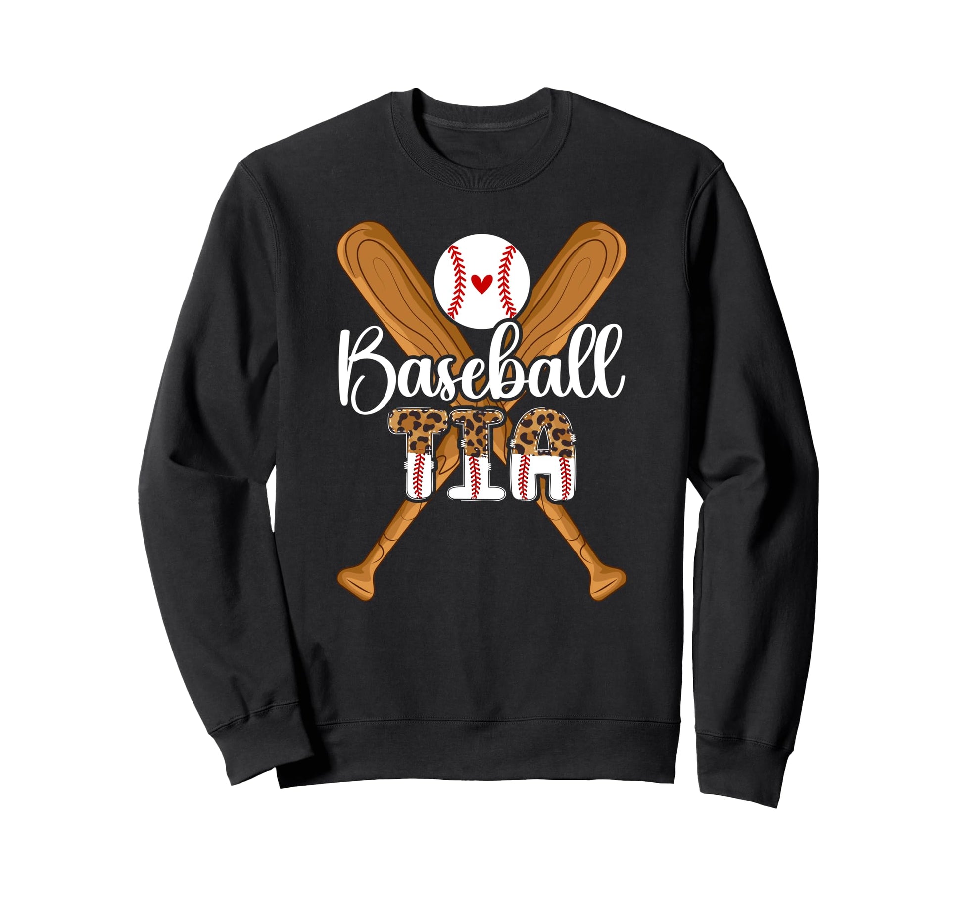 Baseball Tia Leopard Tia Baseball Sweatshirt - Streetwear Style Men Women - T-Shirt, Sweatshirt, Hoodie