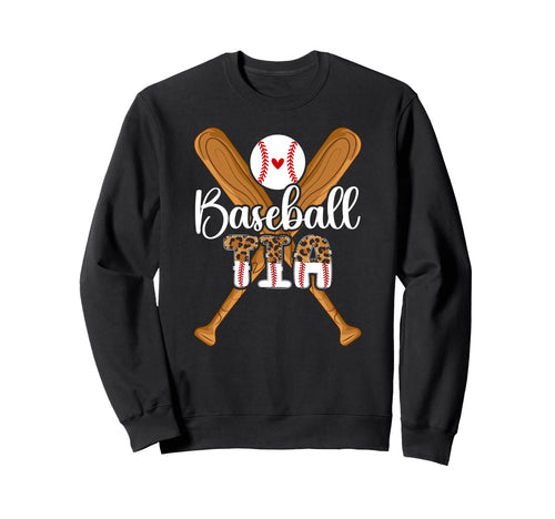 Baseball Tia Leopard Tia Baseball Sweatshirt - Streetwear Style Men Women - T-Shirt, Sweatshirt, Hoodie