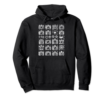 Funny Camera Hoodie - Graphic Print Unisex - T-Shirt, Sweatshirt, Hoodie