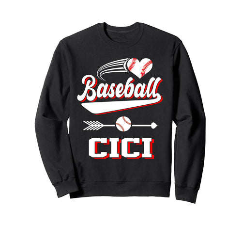 Baseball Cici Baseball Player Arrow Sweatshirt - Trendy Graphic Unisex - T-Shirt, Sweatshirt, Hoodie