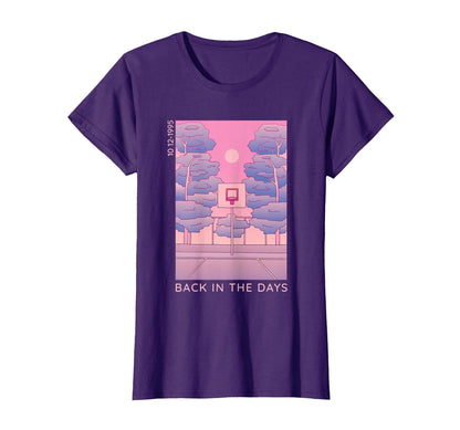 90S Japanese Vaporwave Aesthetic Basket T-Shirt - Graphic Print for Adults - T-Shirt, Sweatshirt, Hoodie