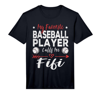Mens My Favorite Baseball Player Calls T-Shirt - Unique Graphic for Adults - T-Shirt, Sweatshirt, Hoodie