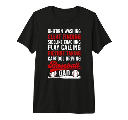 Mens Baseball Dad Definition Dad T-Shirt - Streetwear Style Unisex - T-Shirt, Sweatshirt, Hoodie