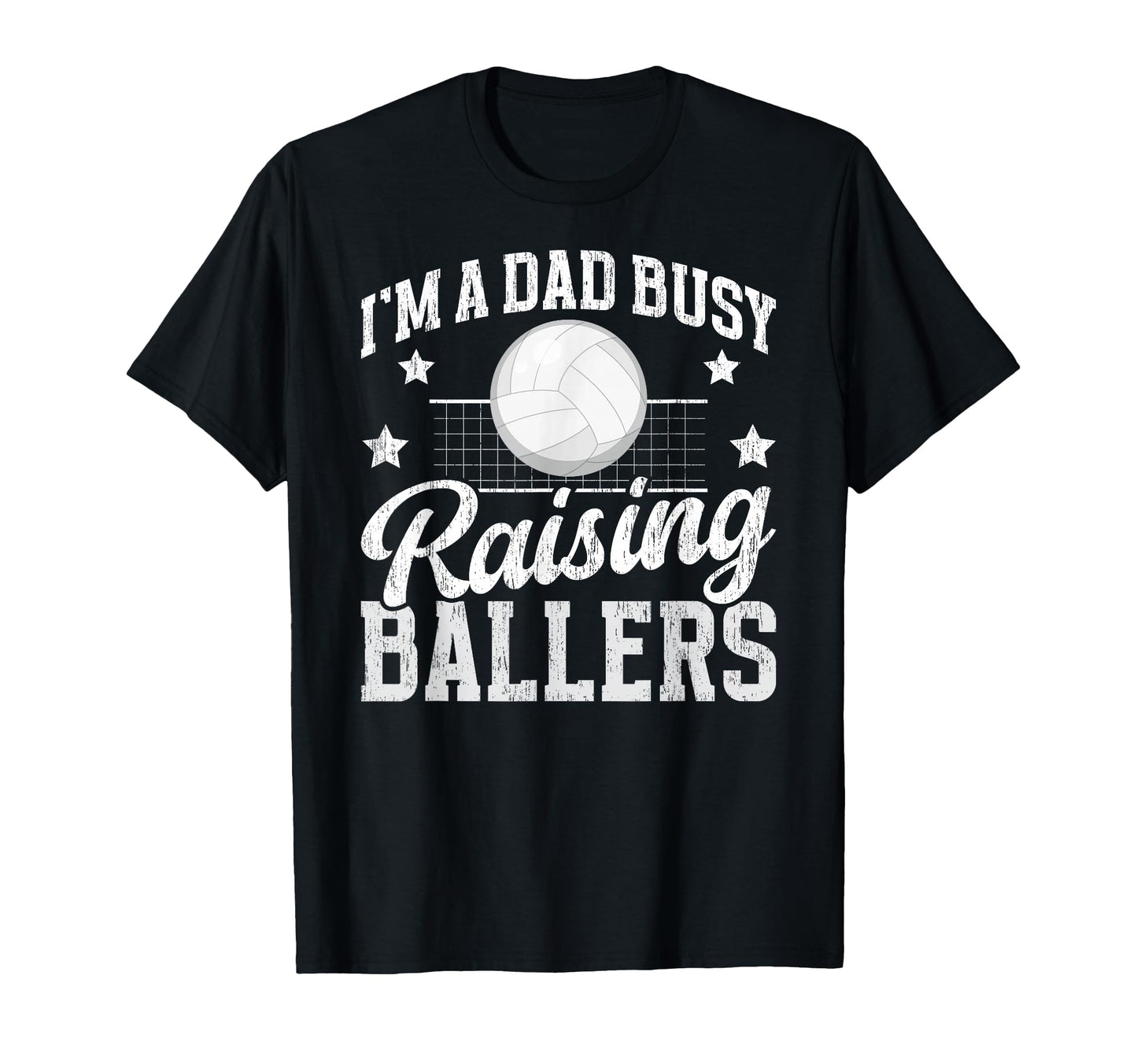 Busy Raising Ballers Volleyball Dad T-Shirt - Custom Art Print Men Women - T-Shirt, Sweatshirt, Hoodie