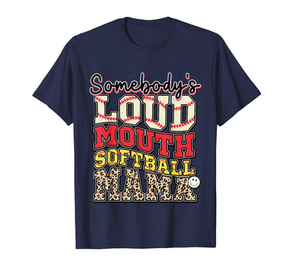 Softball Mom Player Team Mama Sports T-Shirt - Graphic Print Men Women - T-Shirt, Sweatshirt, Hoodie