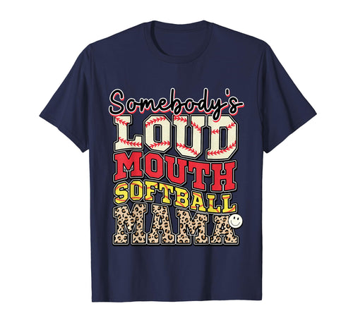 Softball Mom Player Team Mama Sports T-Shirt - Graphic Print Men Women - T-Shirt, Sweatshirt, Hoodie