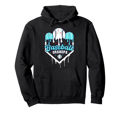 Baseball Grandpa Ice Cram Drip Home Hoodie - Unique Graphic for Adults - T-Shirt, Sweatshirt, Hoodie