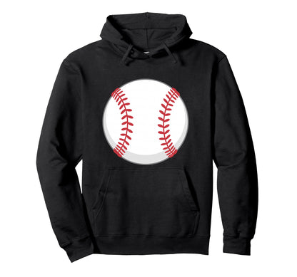 Baseball Bump Pregnancy Hoodie - Aesthetic Graphic Men Women - T-Shirt, Sweatshirt, Hoodie