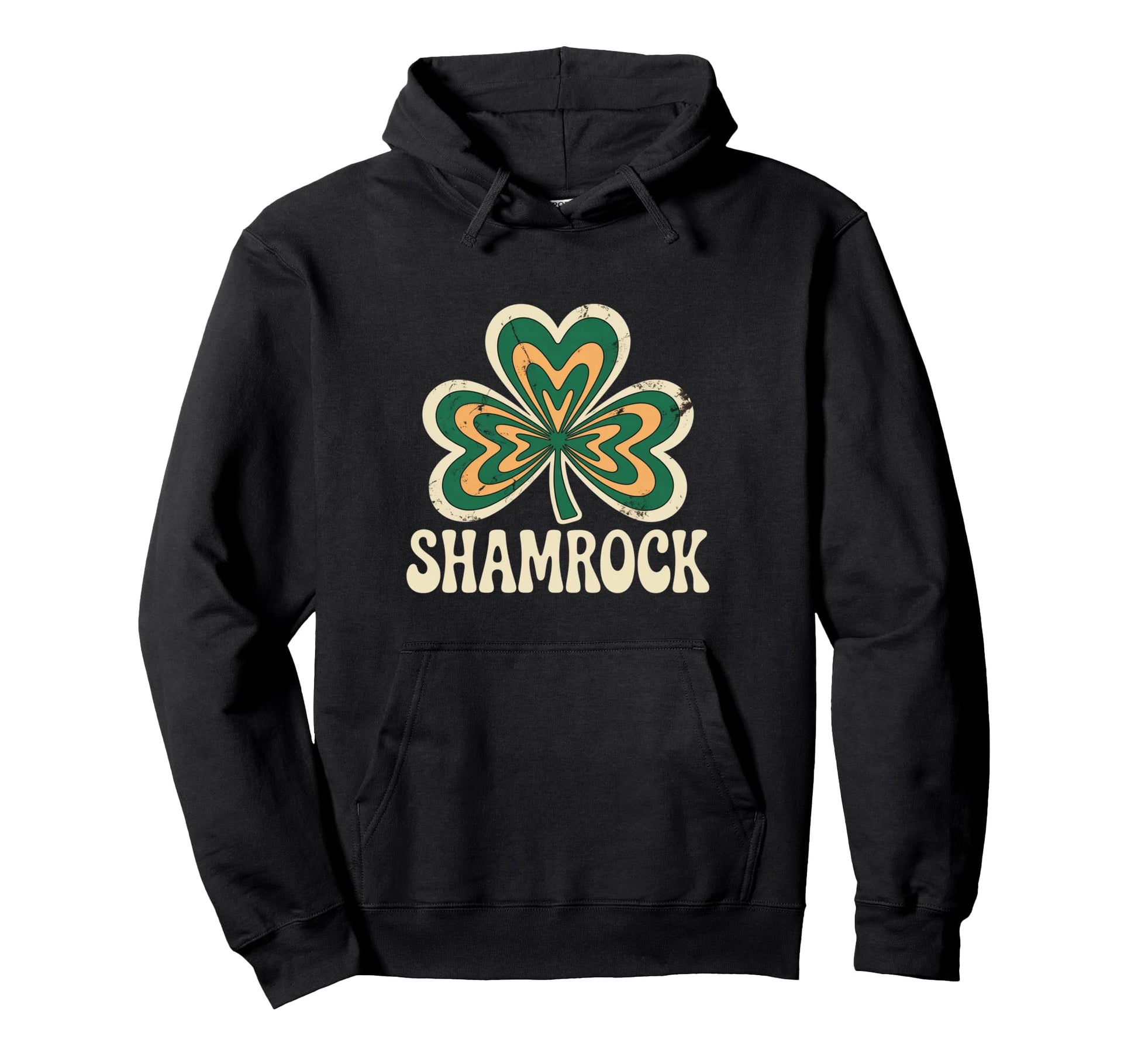 St Patricks Day Shamrock Lucky Hoodie - Casual Everyday Wear Men Women - T-Shirt, Sweatshirt, Hoodie