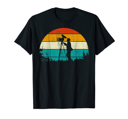 Pine Tree Cameraman Capture Video Camera T-Shirt - Unique Graphic Men Women - T-Shirt, Sweatshirt, Hoodie
