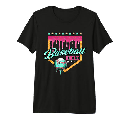 Mens Baseball Uncle Drip Home Plate T-Shirt - Aesthetic Graphic for Adults - T-Shirt, Sweatshirt, Hoodie