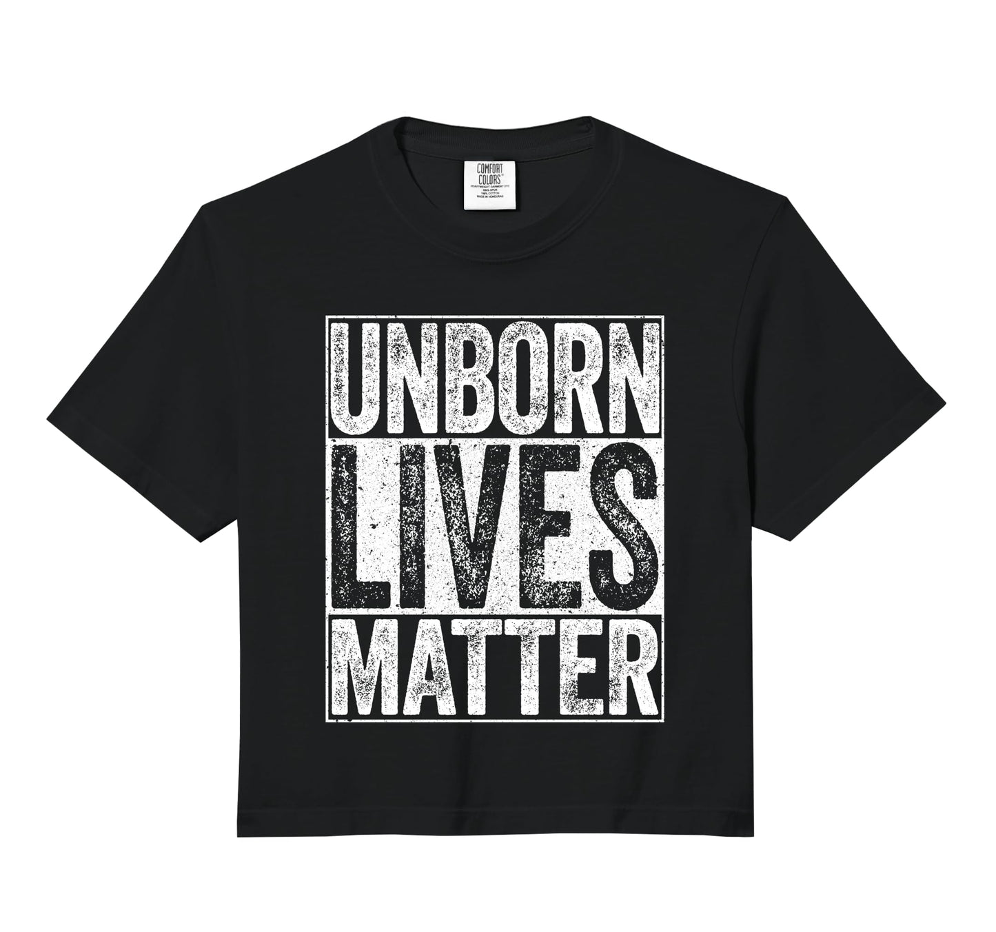 Unborn Lives Matter Support Rights T-Shirt - Minimalist Print Men Women - T-Shirt, Sweatshirt, Hoodie
