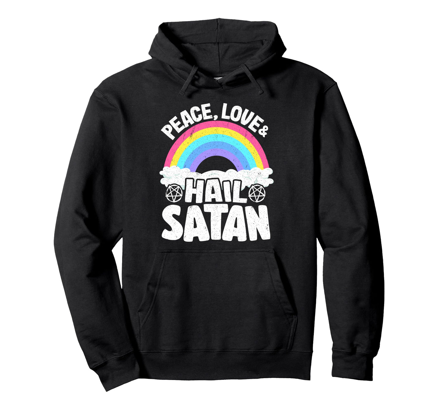 Punk Band Death Metal Rainbow Peace Hoodie - Streetwear Style Men Women - T-Shirt, Sweatshirt, Hoodie