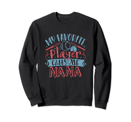 My Favorite Baseball Softball Player Sweatshirt - Novelty Apparel Unisex - T-Shirt, Sweatshirt, Hoodie