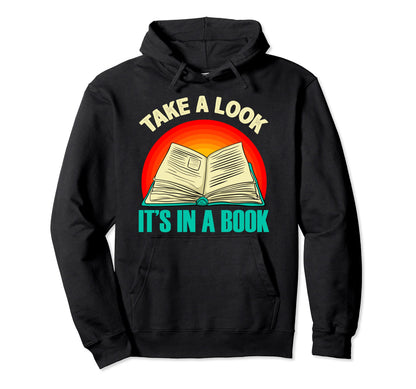 Take Its Book Rainbow Reading Book Hoodie - Novelty Apparel for Adults - T-Shirt, Sweatshirt, Hoodie