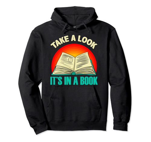 Take Its Book Rainbow Reading Book Hoodie - Novelty Apparel for Adults - T-Shirt, Sweatshirt, Hoodie