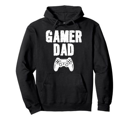 Funny Gamer Dad Fathers Day 2025 Hoodie - Graphic Print for Adults - T-Shirt, Sweatshirt, Hoodie