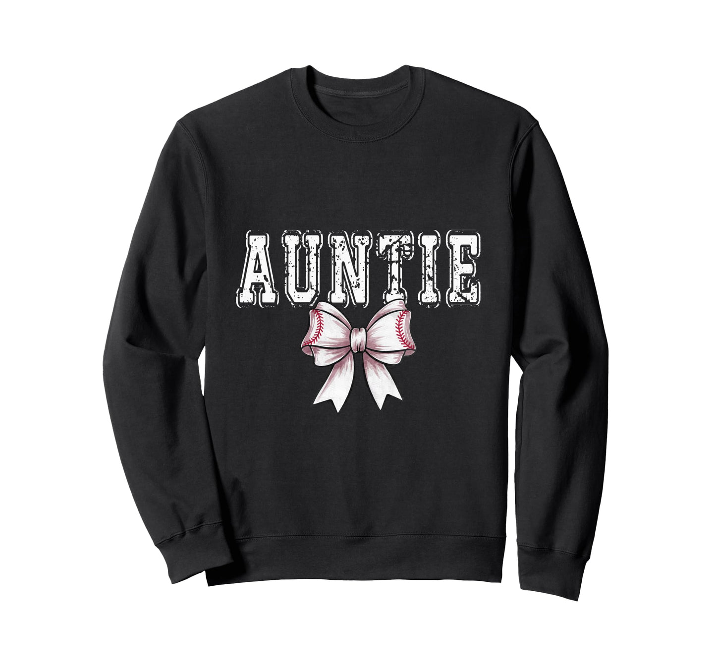 Coquette Baseball Auntie Spirit Sweatshirt - Novelty Apparel for Adults - T-Shirt, Sweatshirt, Hoodie
