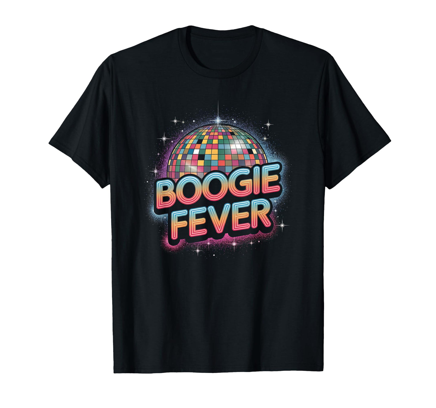 Disco Ball Boogie Fever Discoball T-Shirt - Custom Art Print for Adults - T-Shirt, Sweatshirt, Hoodie