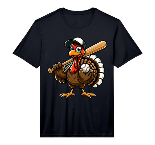 Turkey Baseball Thanksgiving Turkey T-Shirt - Trendy Graphic Unisex - T-Shirt, Sweatshirt, Hoodie