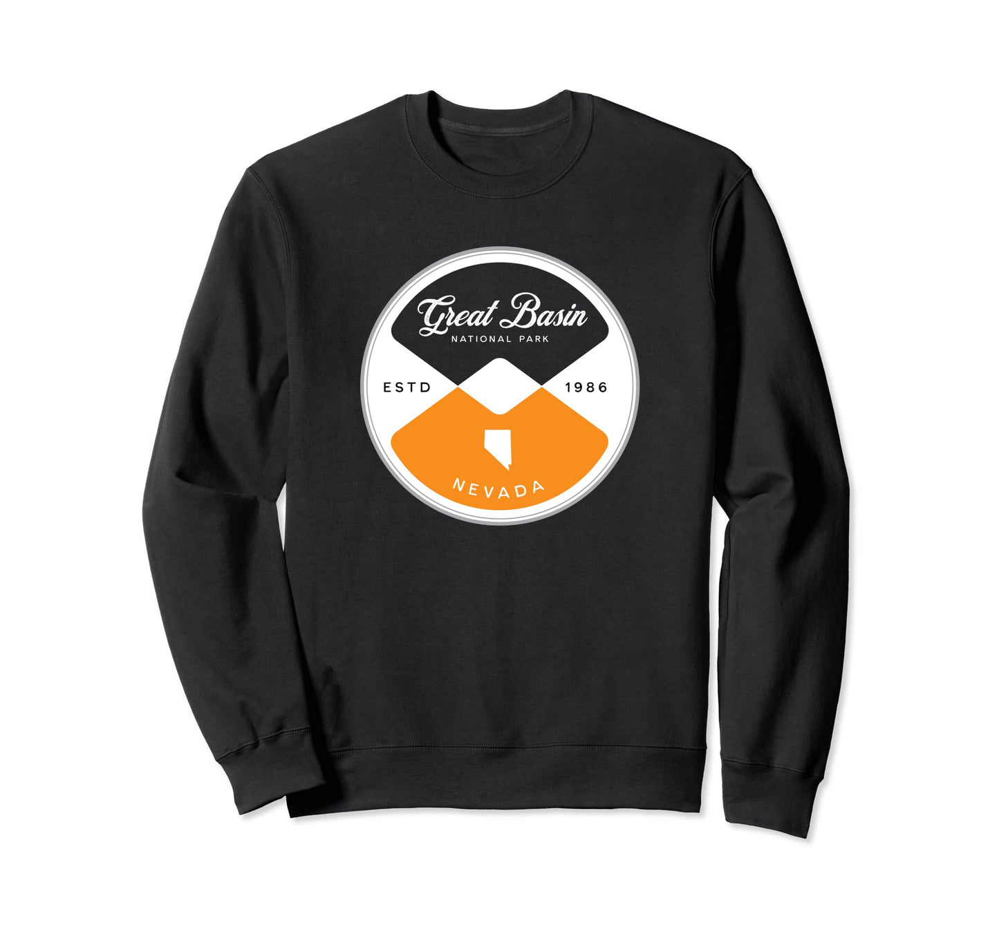 Great Basin National Park Nevada Sweatshirt - Minimalist Print for Adults - T-Shirt, Sweatshirt, Hoodie