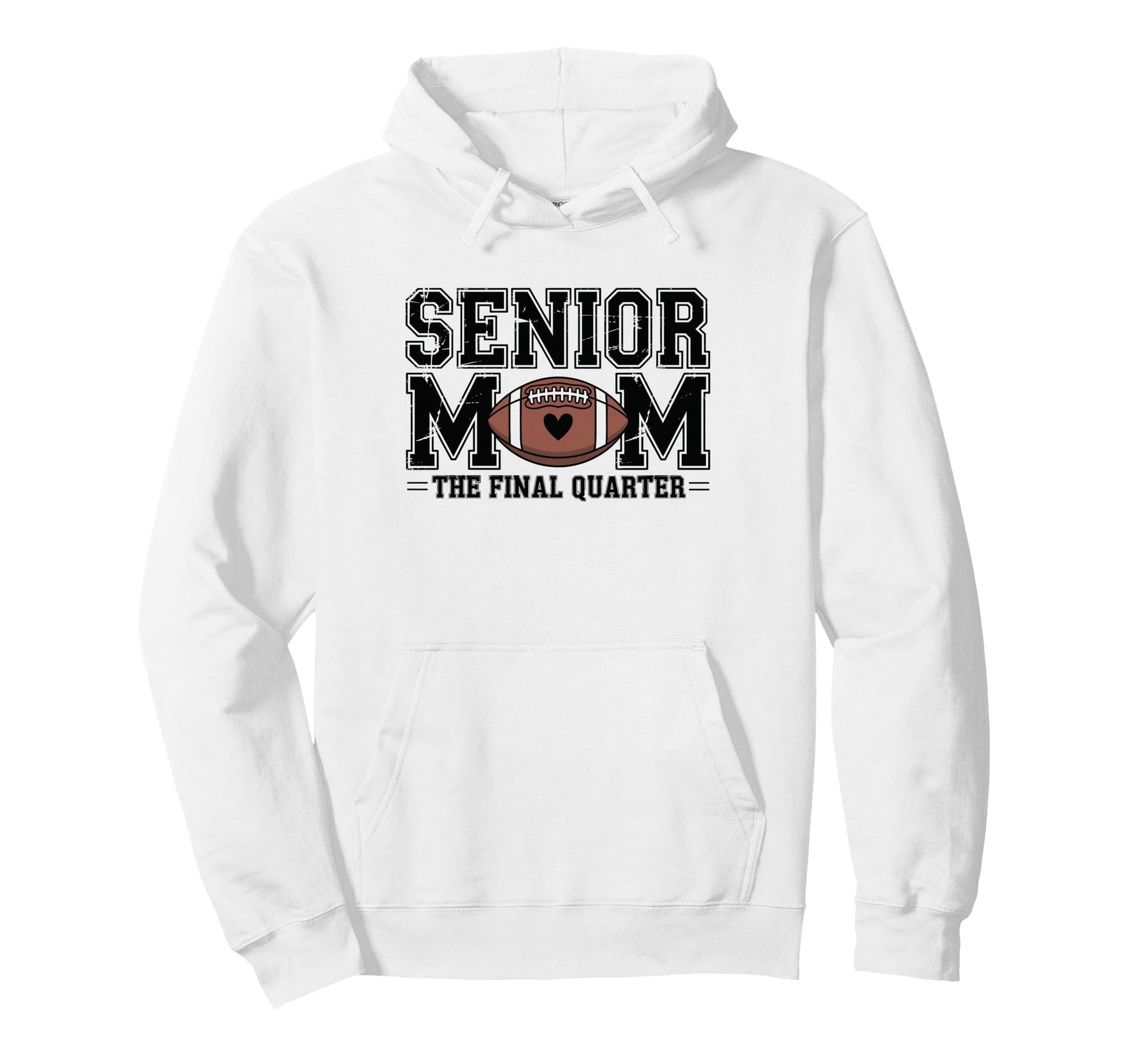 Senior Mom 2026 Football Mama Game Hoodie - Fun Novelty Design Men Women - T-Shirt, Sweatshirt, Hoodie