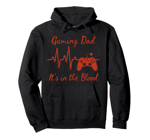 Gaming Dad Gaming Heartbeat Hoodie - Streetwear Style for Adults - T-Shirt, Sweatshirt, Hoodie
