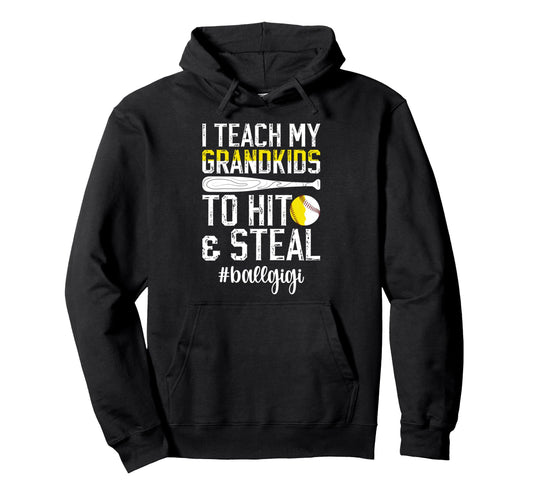Ball Gigi Funny Baseball Softball Gigi Hoodie - Minimalist Print Unisex - T-Shirt, Sweatshirt, Hoodie