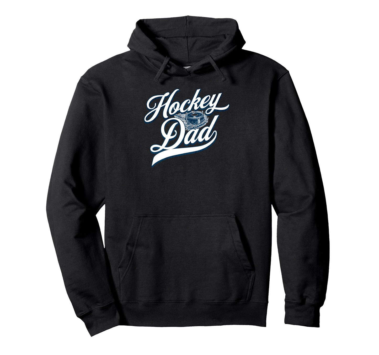Hockey Dad American Ice Hockey Hoodie - Casual Everyday Wear Men Women - T-Shirt, Sweatshirt, Hoodie
