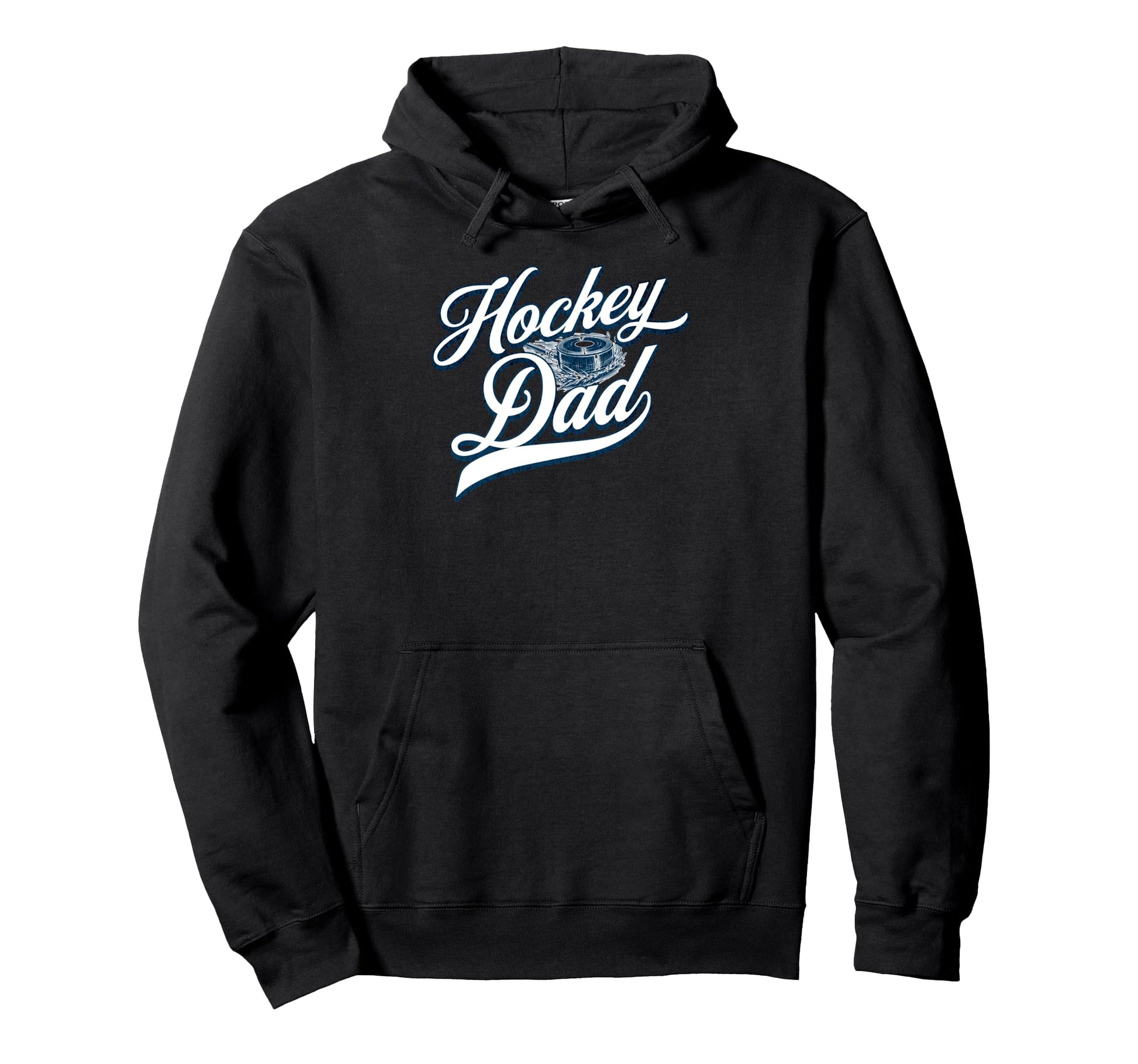 Hockey Dad American Ice Hockey Hoodie - Casual Everyday Wear Men Women - T-Shirt, Sweatshirt, Hoodie