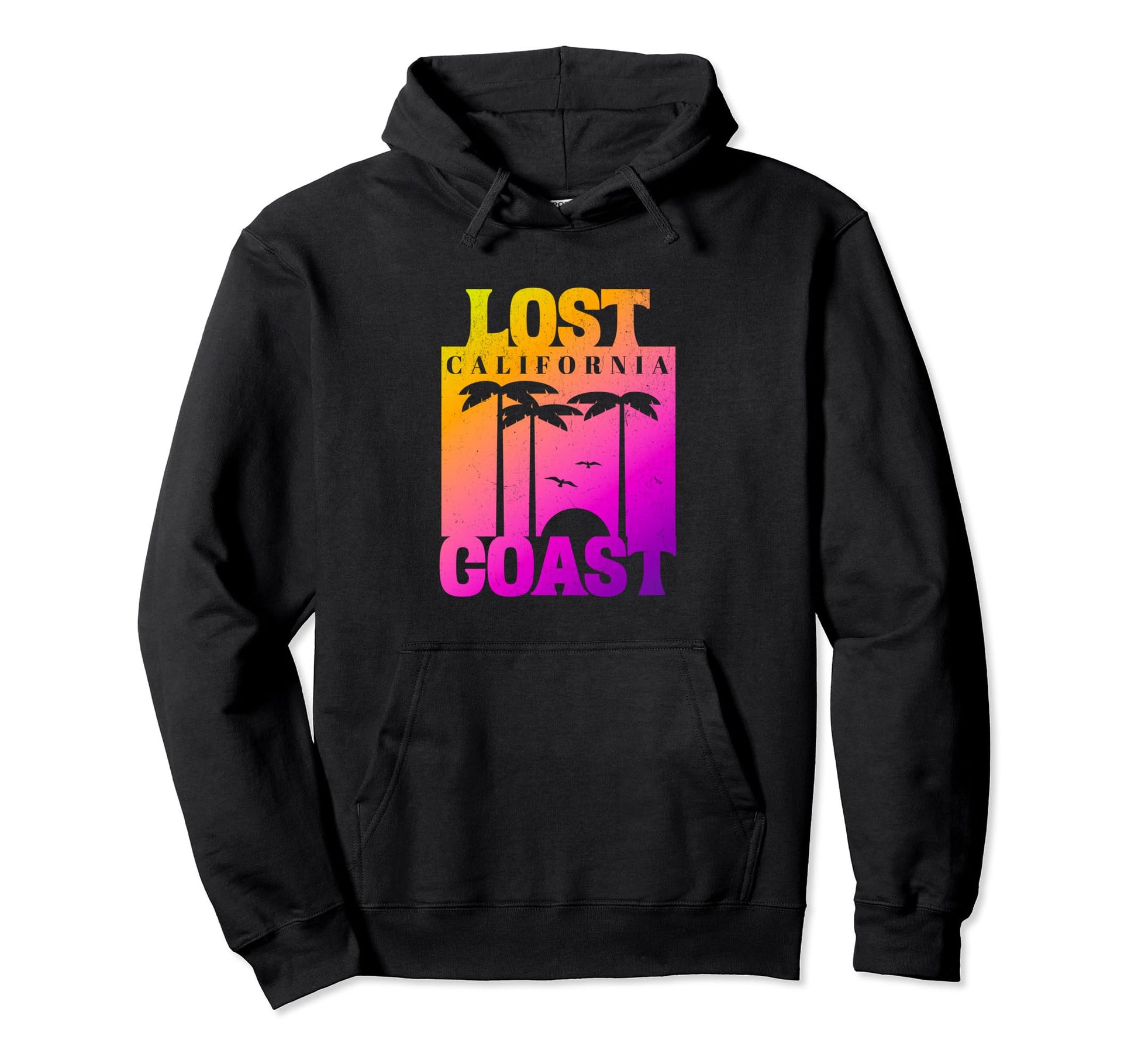 Zzz Beach 80S Colorful Rainbow Hoodie - Custom Art Print Men Women - T-Shirt, Sweatshirt, Hoodie