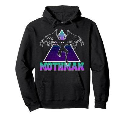 Vaporwave Aesthetic Mothman Hoodie - Aesthetic Graphic for Adults - T-Shirt, Sweatshirt, Hoodie