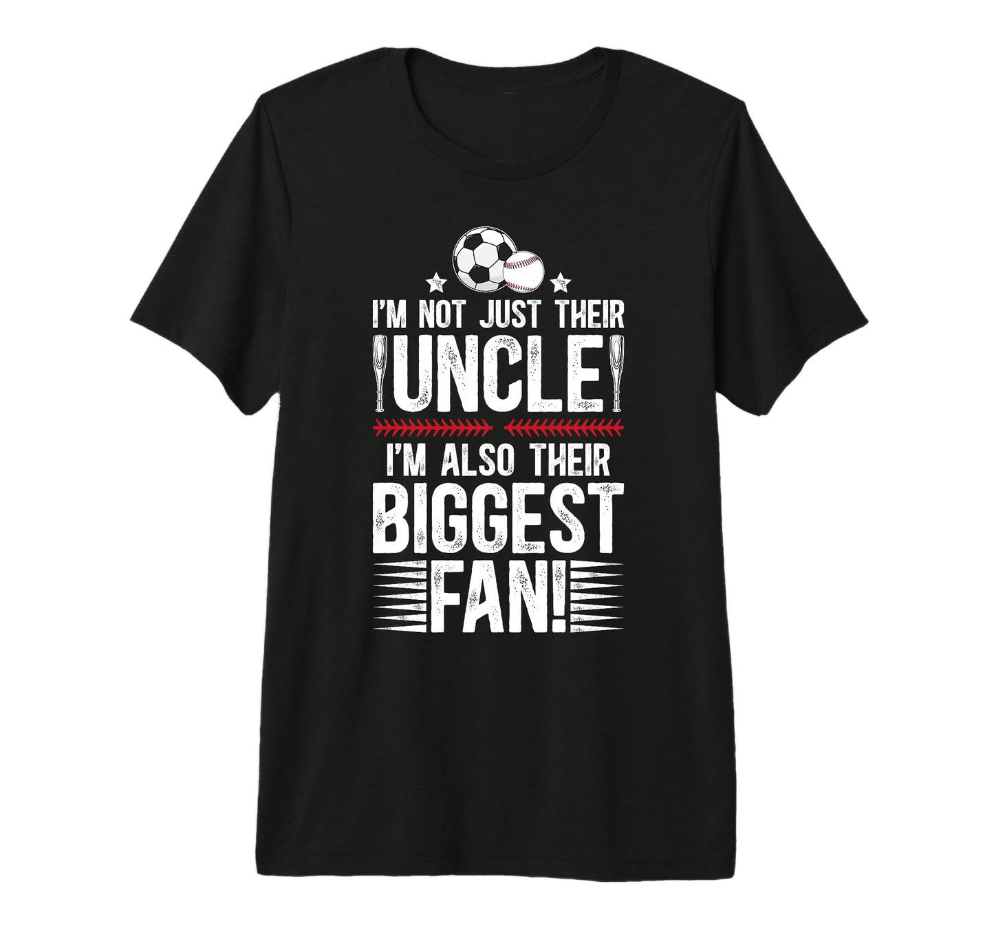 Mens Their Biggest Fan Baseball T-Shirt - Streetwear Style for Adults - T-Shirt, Sweatshirt, Hoodie